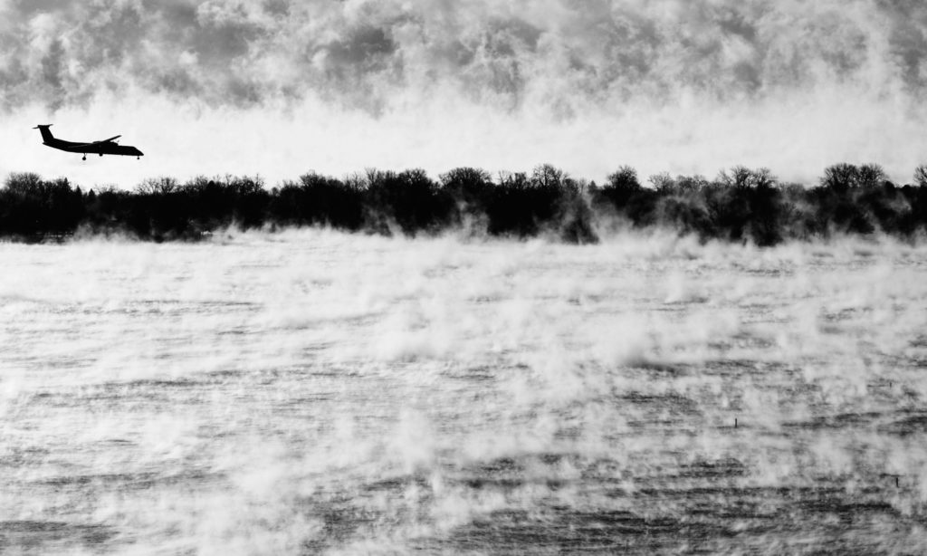 Lake Vapour with Plane